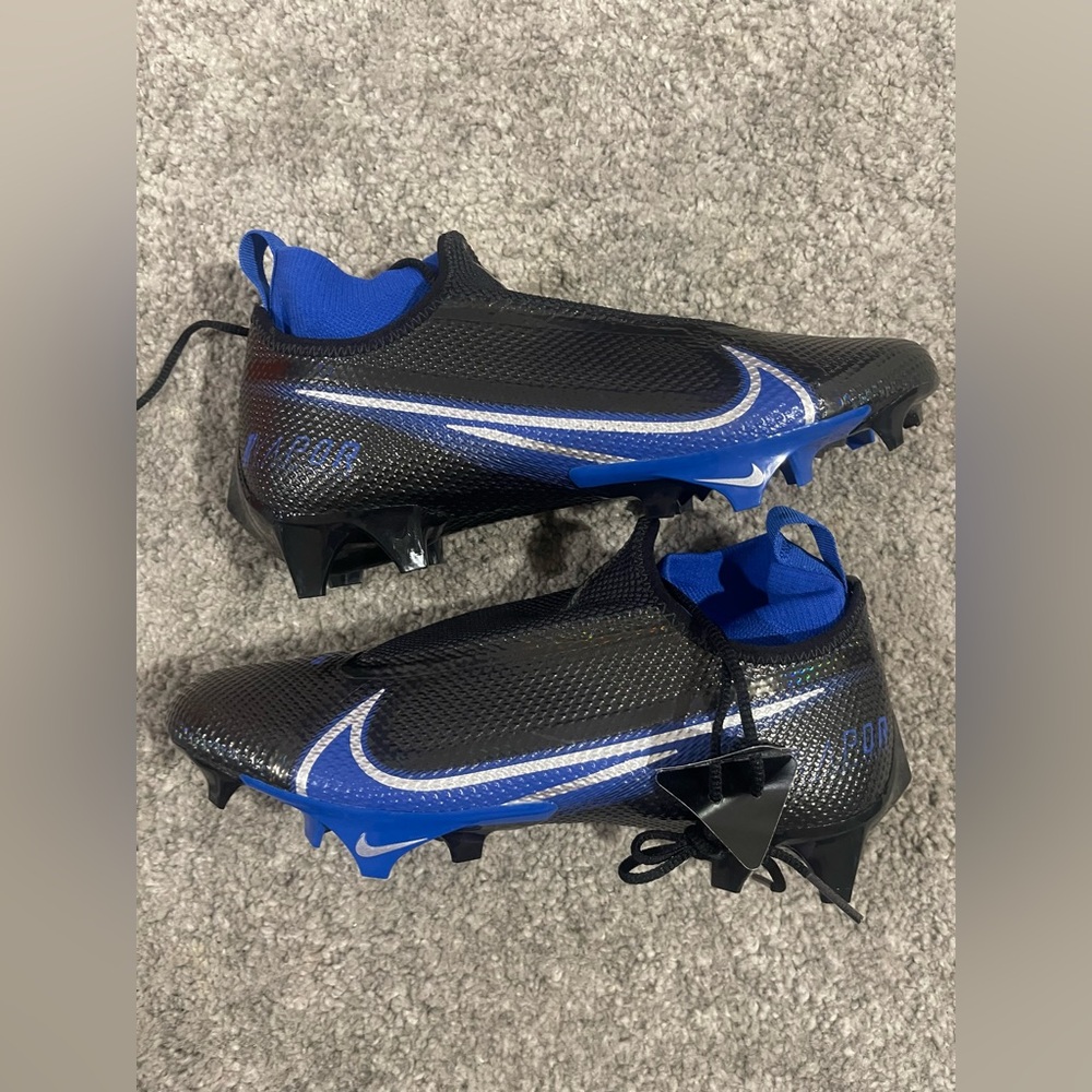 Nike Vapor Edge Pro 360 Football Cleats Size US 7.5 Mens Black & Blue